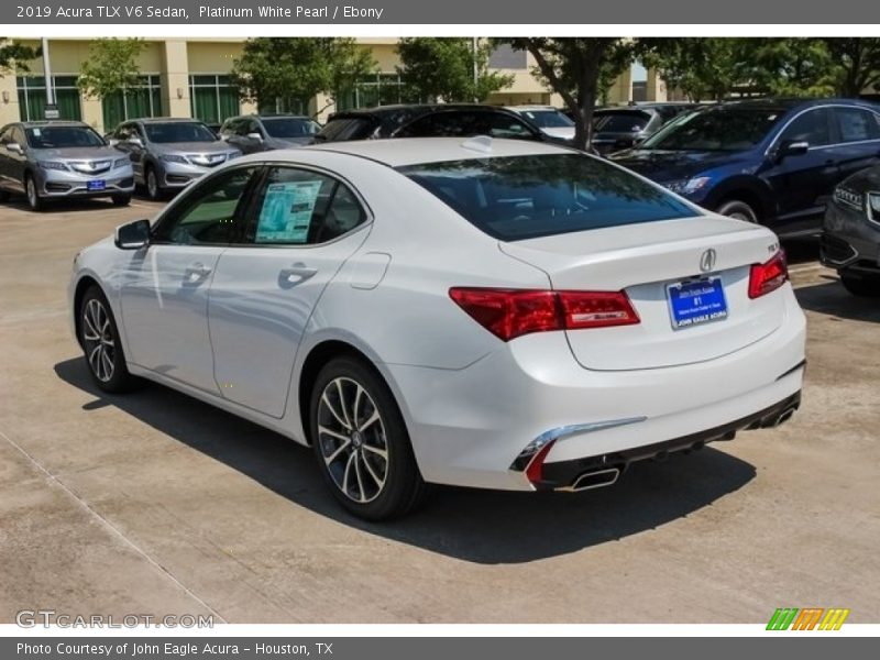 Platinum White Pearl / Ebony 2019 Acura TLX V6 Sedan