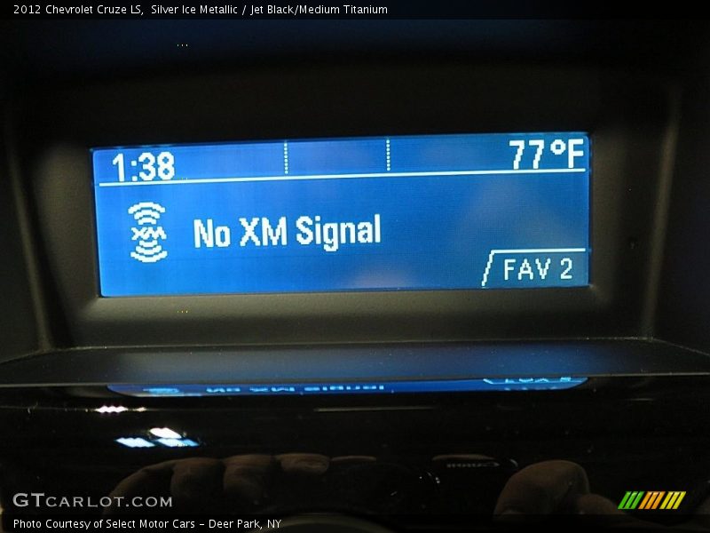 Silver Ice Metallic / Jet Black/Medium Titanium 2012 Chevrolet Cruze LS