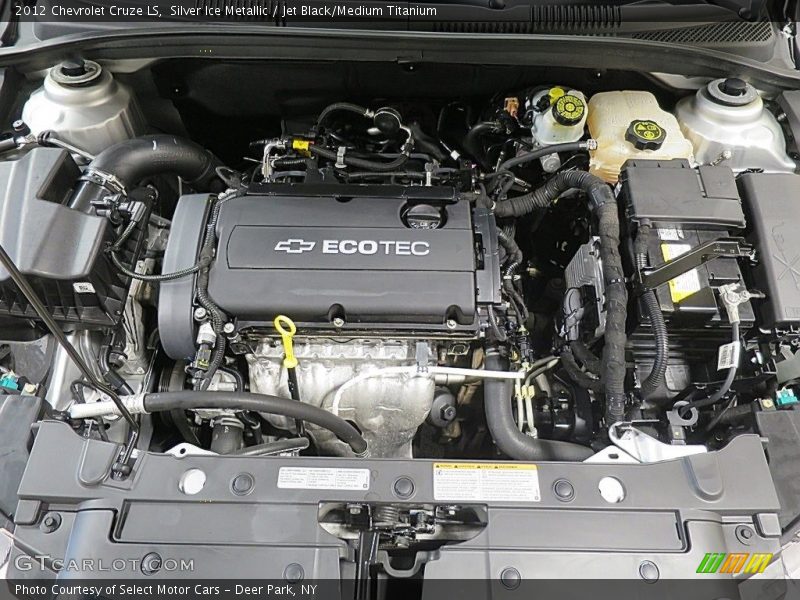 Silver Ice Metallic / Jet Black/Medium Titanium 2012 Chevrolet Cruze LS