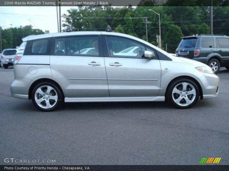 Platinum Silver Metallic / Black 2006 Mazda MAZDA5 Touring