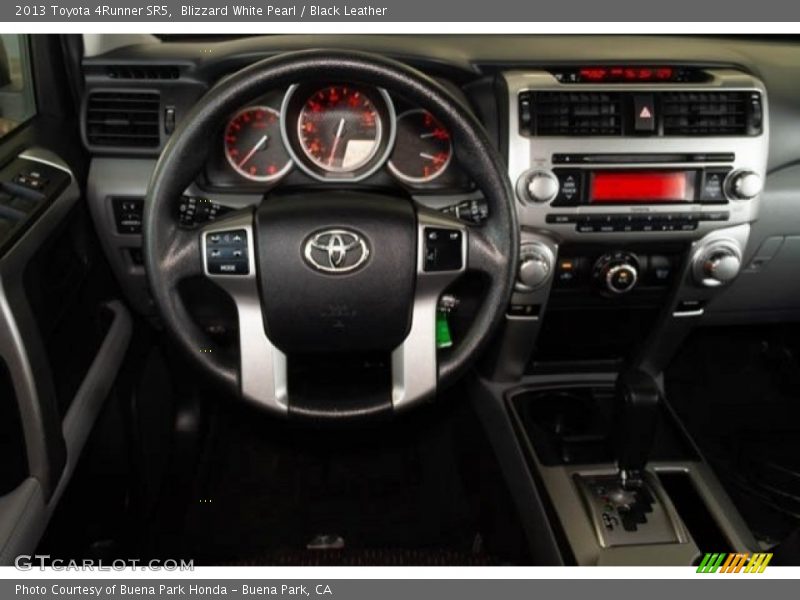 Blizzard White Pearl / Black Leather 2013 Toyota 4Runner SR5