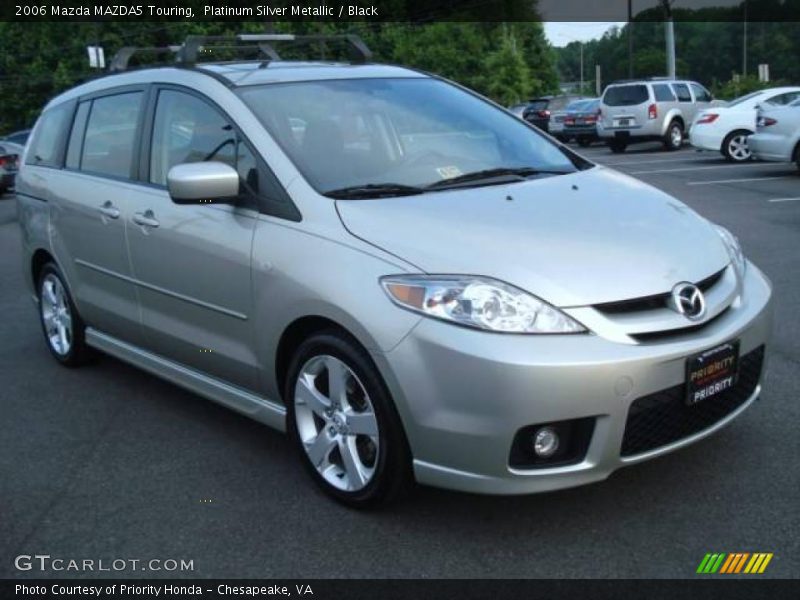 Platinum Silver Metallic / Black 2006 Mazda MAZDA5 Touring
