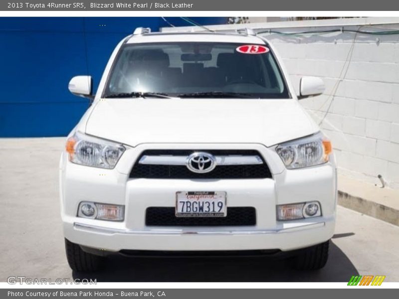 Blizzard White Pearl / Black Leather 2013 Toyota 4Runner SR5