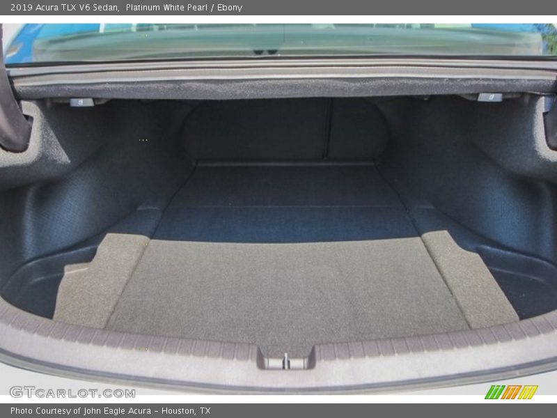 Platinum White Pearl / Ebony 2019 Acura TLX V6 Sedan
