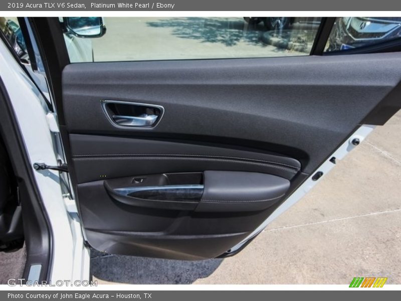 Platinum White Pearl / Ebony 2019 Acura TLX V6 Sedan