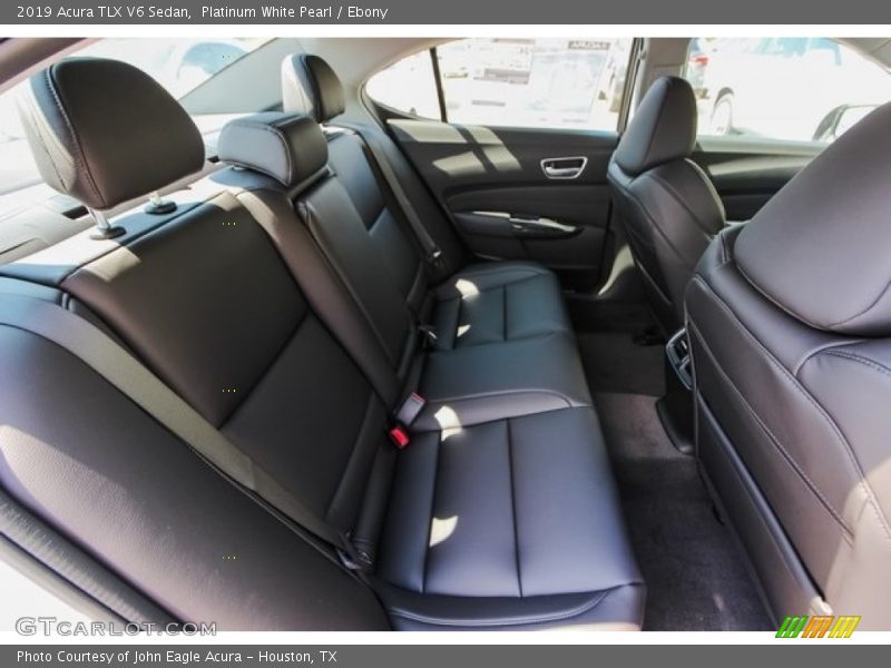 Platinum White Pearl / Ebony 2019 Acura TLX V6 Sedan