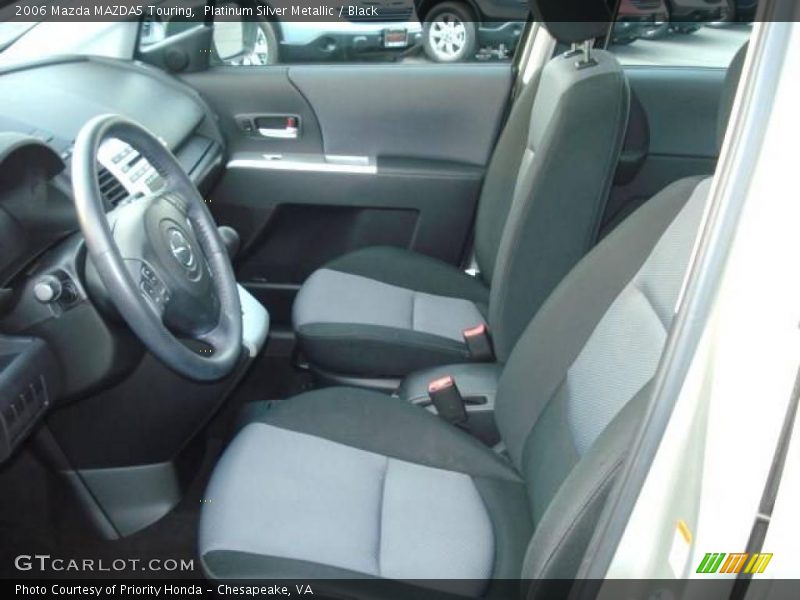 Platinum Silver Metallic / Black 2006 Mazda MAZDA5 Touring