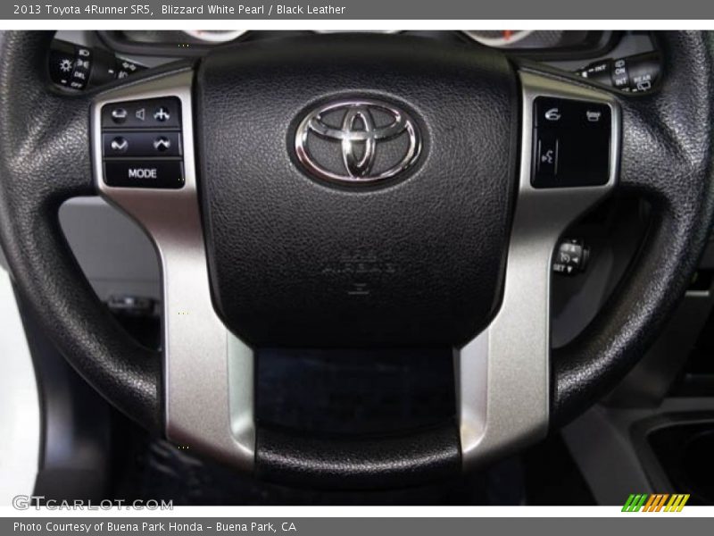 Blizzard White Pearl / Black Leather 2013 Toyota 4Runner SR5