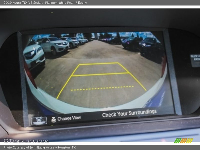 Platinum White Pearl / Ebony 2019 Acura TLX V6 Sedan