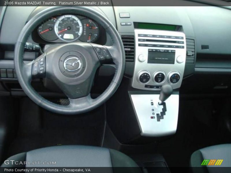 Platinum Silver Metallic / Black 2006 Mazda MAZDA5 Touring