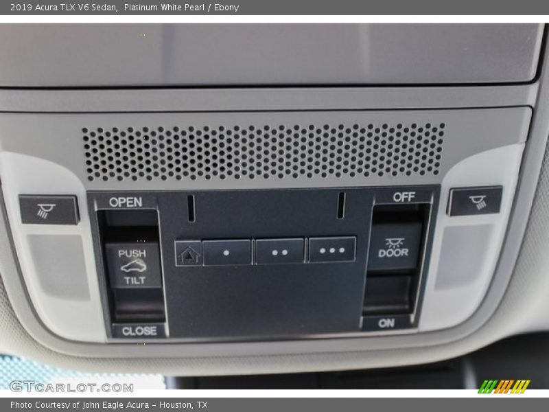 Platinum White Pearl / Ebony 2019 Acura TLX V6 Sedan