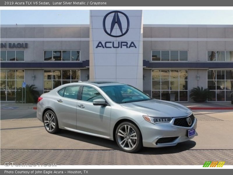 Lunar Silver Metallic / Graystone 2019 Acura TLX V6 Sedan