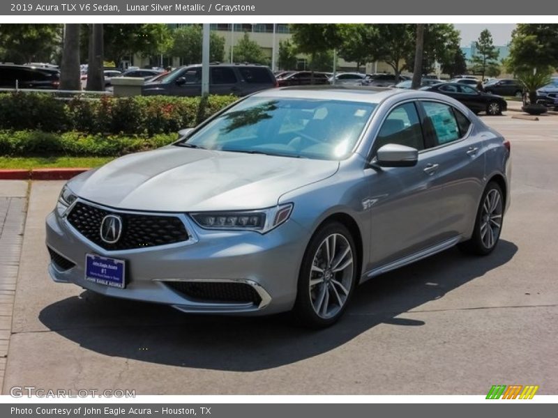 Lunar Silver Metallic / Graystone 2019 Acura TLX V6 Sedan