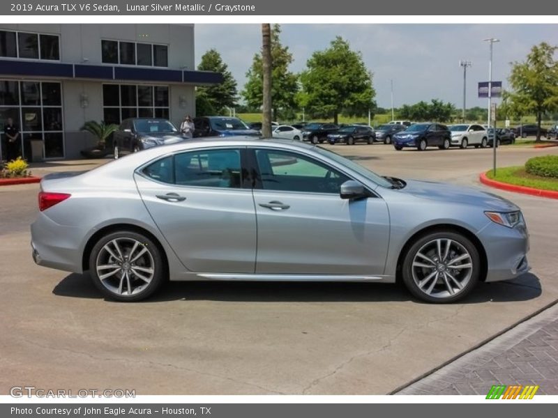 Lunar Silver Metallic / Graystone 2019 Acura TLX V6 Sedan