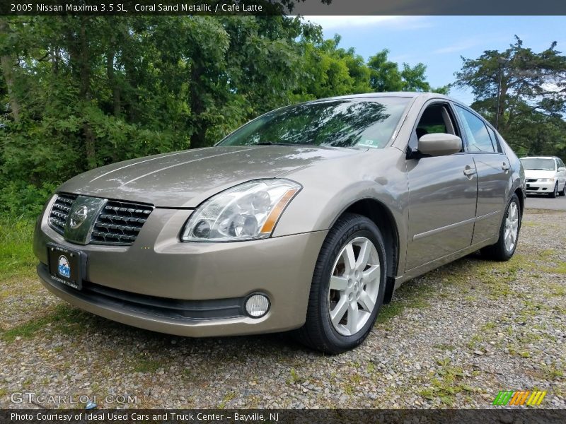 Coral Sand Metallic / Cafe Latte 2005 Nissan Maxima 3.5 SL