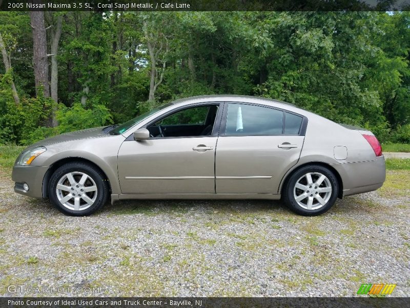 Coral Sand Metallic / Cafe Latte 2005 Nissan Maxima 3.5 SL