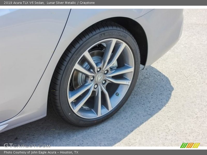 Lunar Silver Metallic / Graystone 2019 Acura TLX V6 Sedan