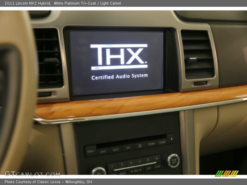 White Platinum Tri-Coat / Light Camel 2011 Lincoln MKZ Hybrid