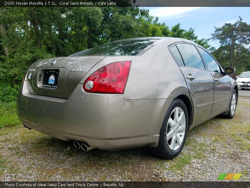 Coral Sand Metallic / Cafe Latte 2005 Nissan Maxima 3.5 SL