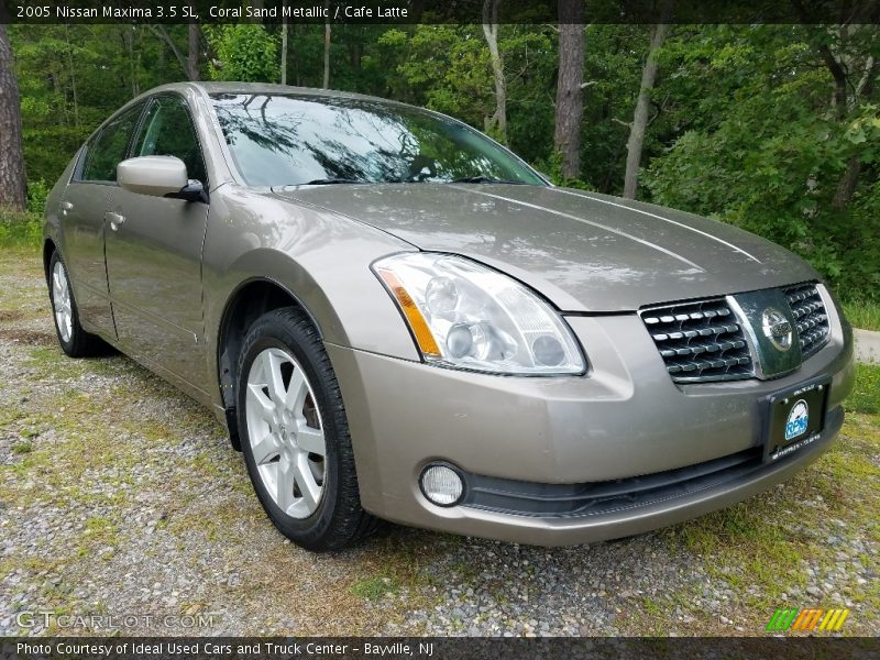 Coral Sand Metallic / Cafe Latte 2005 Nissan Maxima 3.5 SL