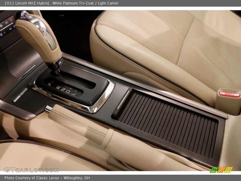 White Platinum Tri-Coat / Light Camel 2011 Lincoln MKZ Hybrid