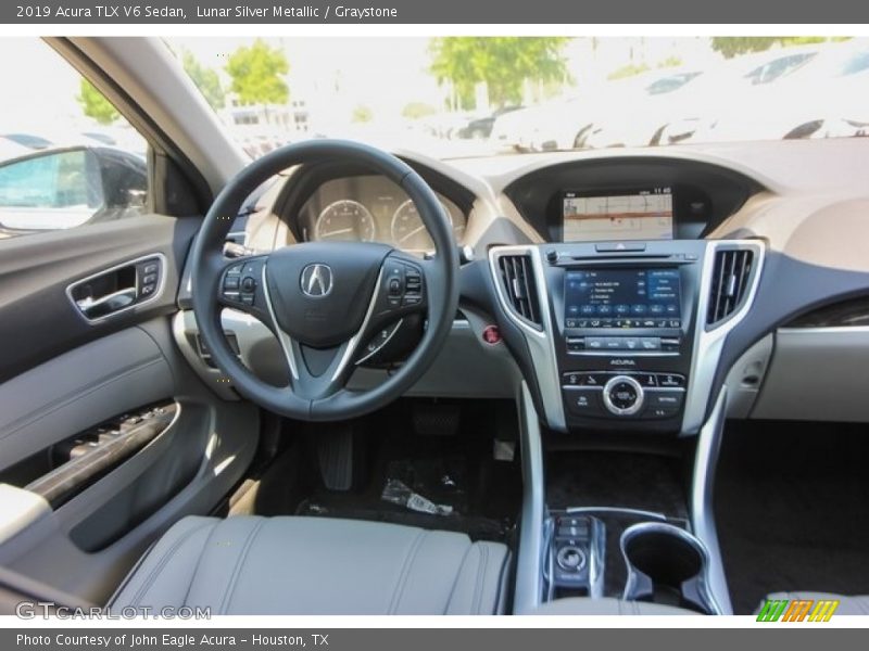 Lunar Silver Metallic / Graystone 2019 Acura TLX V6 Sedan