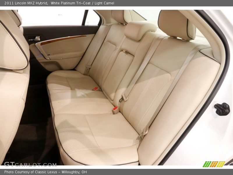 White Platinum Tri-Coat / Light Camel 2011 Lincoln MKZ Hybrid