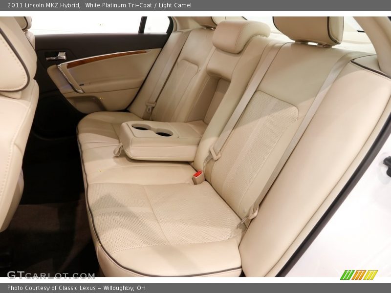 White Platinum Tri-Coat / Light Camel 2011 Lincoln MKZ Hybrid