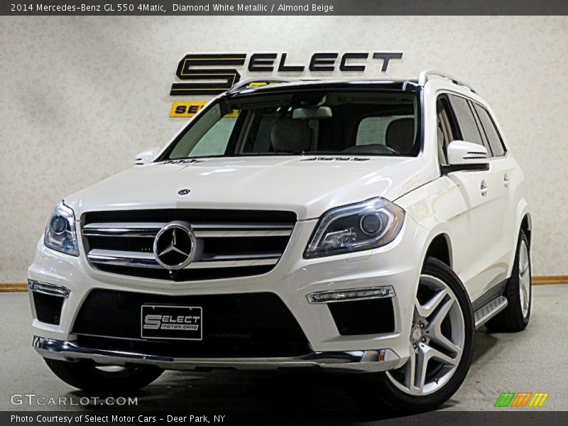 Diamond White Metallic / Almond Beige 2014 Mercedes-Benz GL 550 4Matic