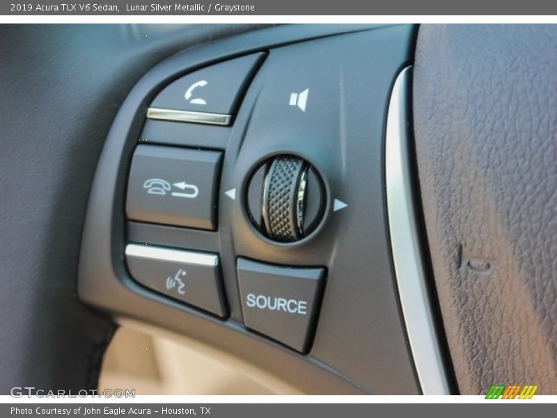 Lunar Silver Metallic / Graystone 2019 Acura TLX V6 Sedan