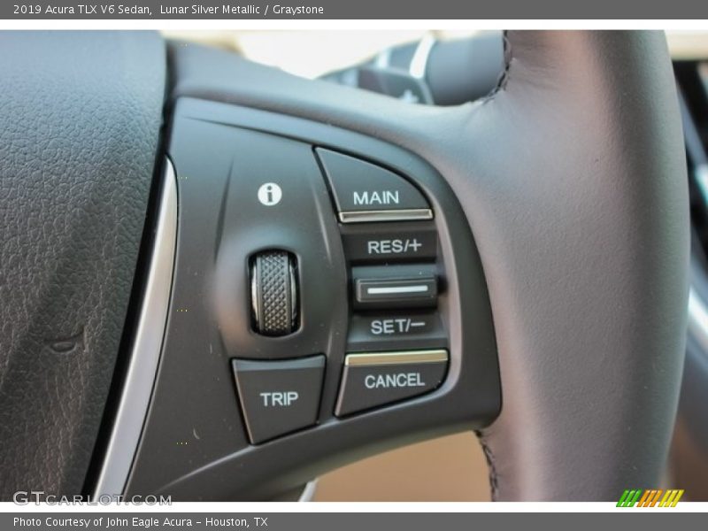 Lunar Silver Metallic / Graystone 2019 Acura TLX V6 Sedan