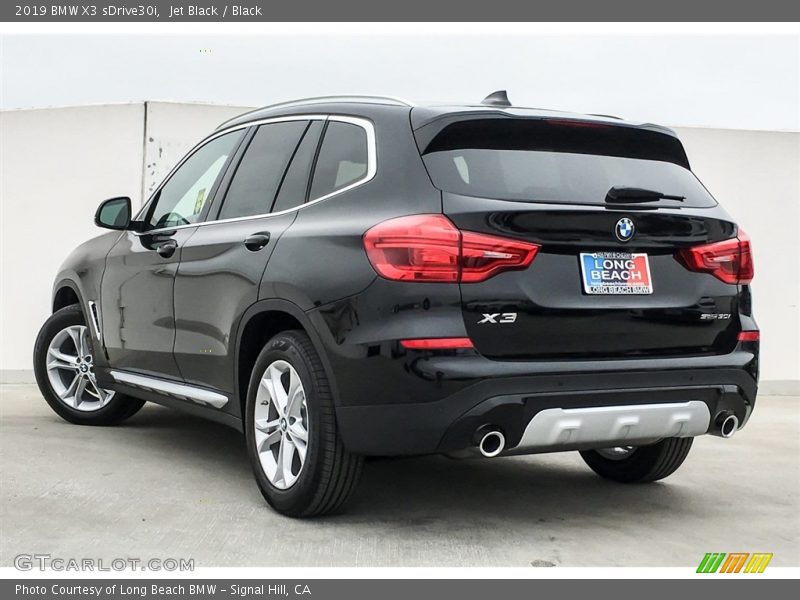 Jet Black / Black 2019 BMW X3 sDrive30i