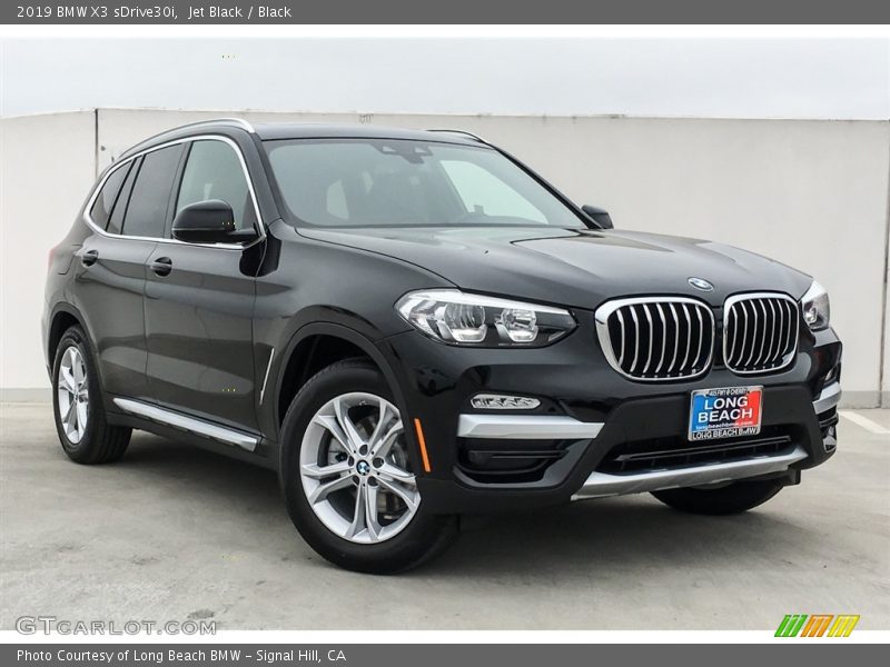 Jet Black / Black 2019 BMW X3 sDrive30i