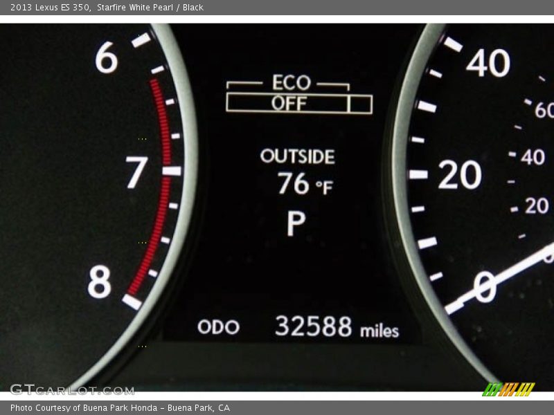 Starfire White Pearl / Black 2013 Lexus ES 350