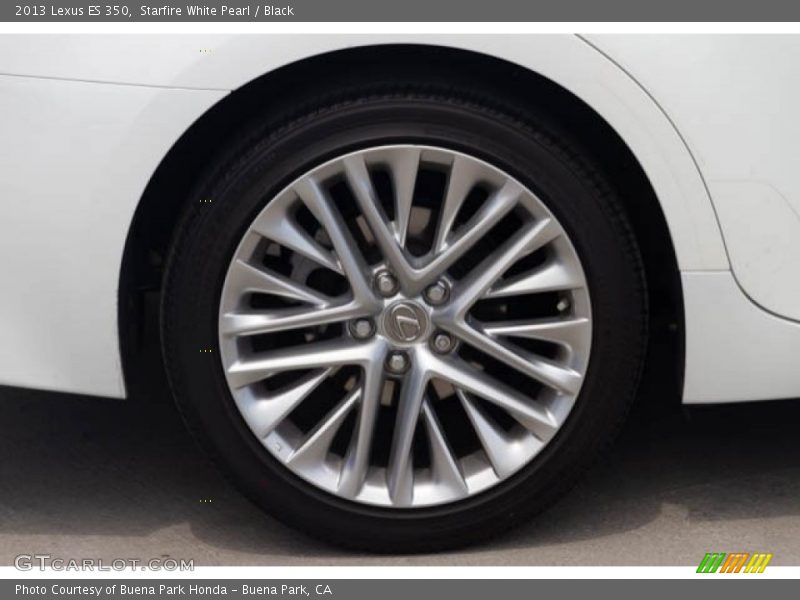 Starfire White Pearl / Black 2013 Lexus ES 350