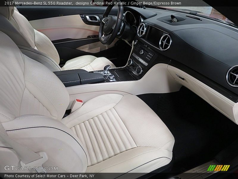 designo Cardinal Red Metallic / Ginger Beige/Espresso Brown 2017 Mercedes-Benz SL 550 Roadster