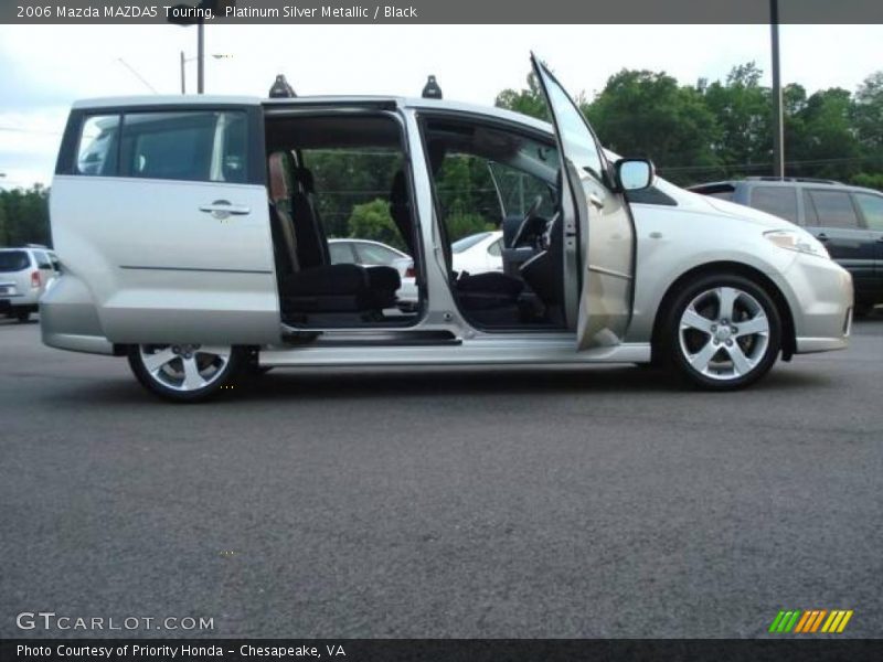 Platinum Silver Metallic / Black 2006 Mazda MAZDA5 Touring