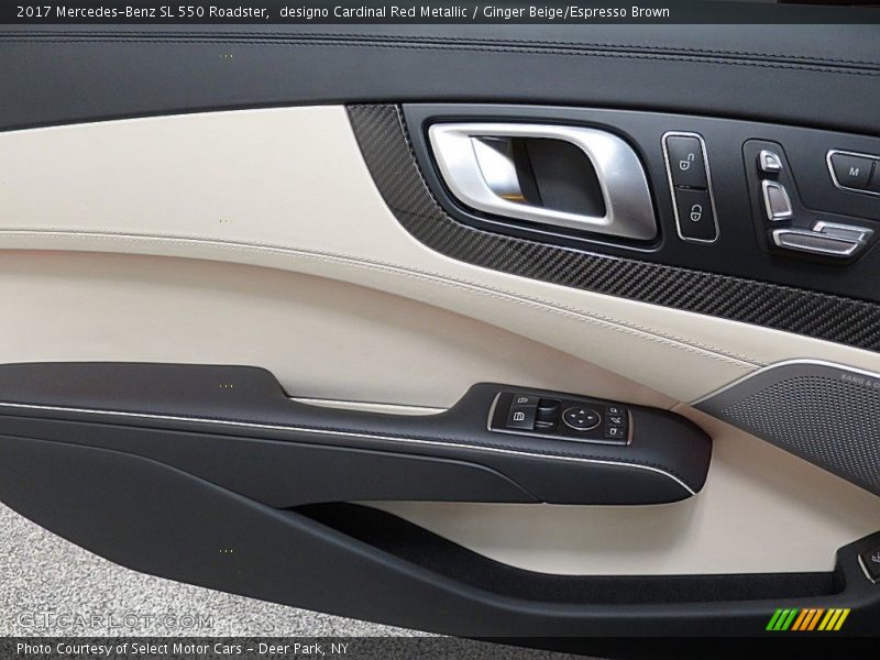 designo Cardinal Red Metallic / Ginger Beige/Espresso Brown 2017 Mercedes-Benz SL 550 Roadster