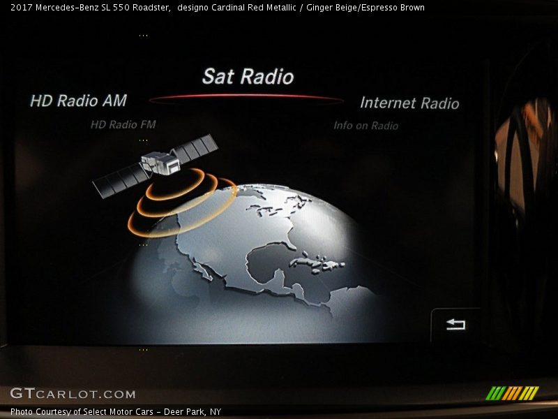 designo Cardinal Red Metallic / Ginger Beige/Espresso Brown 2017 Mercedes-Benz SL 550 Roadster