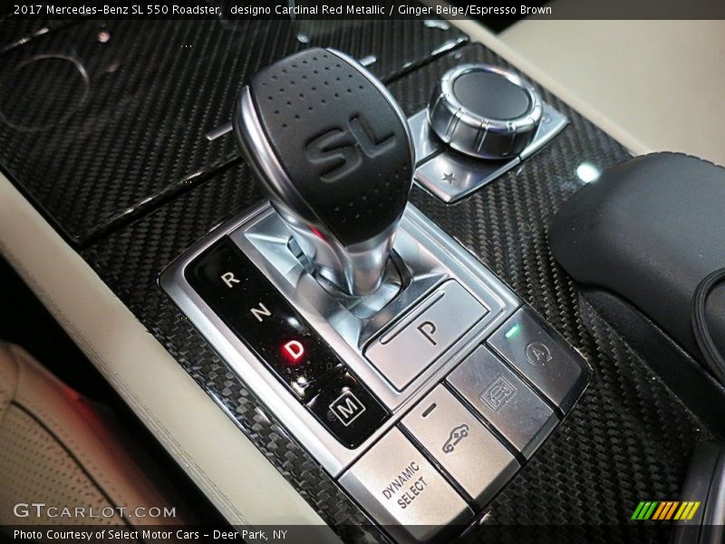 designo Cardinal Red Metallic / Ginger Beige/Espresso Brown 2017 Mercedes-Benz SL 550 Roadster