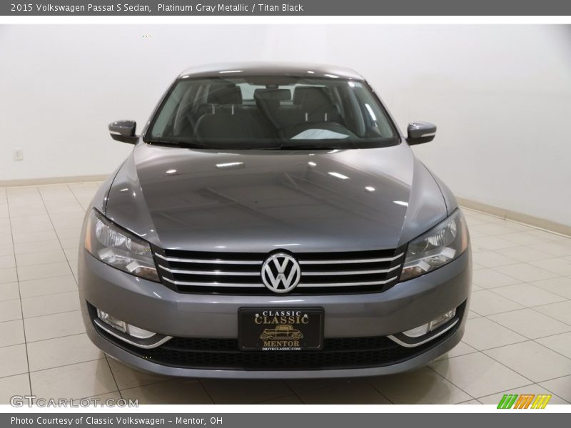 Platinum Gray Metallic / Titan Black 2015 Volkswagen Passat S Sedan