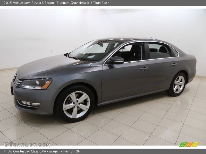 Platinum Gray Metallic / Titan Black 2015 Volkswagen Passat S Sedan