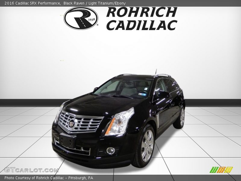 Black Raven / Light Titanium/Ebony 2016 Cadillac SRX Performance