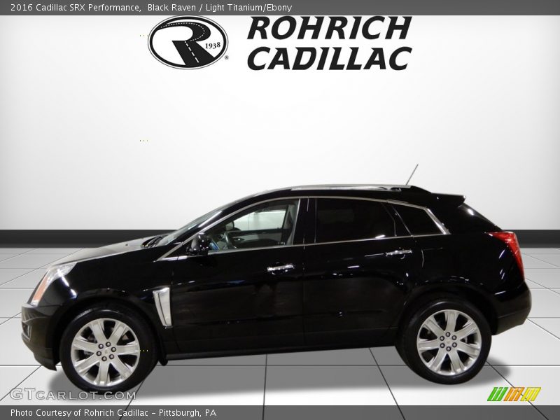 Black Raven / Light Titanium/Ebony 2016 Cadillac SRX Performance