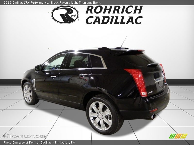 Black Raven / Light Titanium/Ebony 2016 Cadillac SRX Performance