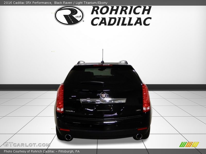 Black Raven / Light Titanium/Ebony 2016 Cadillac SRX Performance