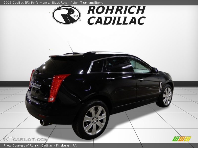 Black Raven / Light Titanium/Ebony 2016 Cadillac SRX Performance