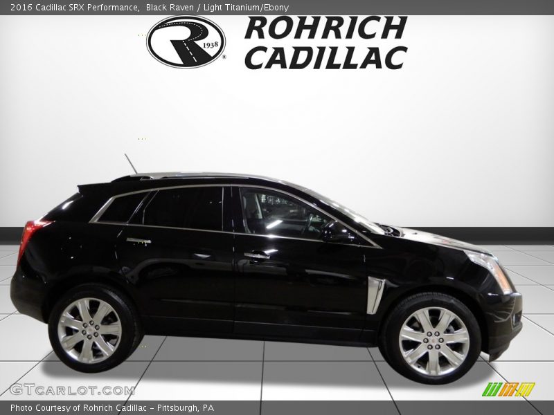Black Raven / Light Titanium/Ebony 2016 Cadillac SRX Performance