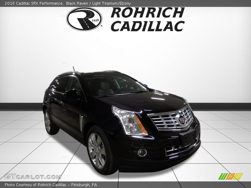 Black Raven / Light Titanium/Ebony 2016 Cadillac SRX Performance