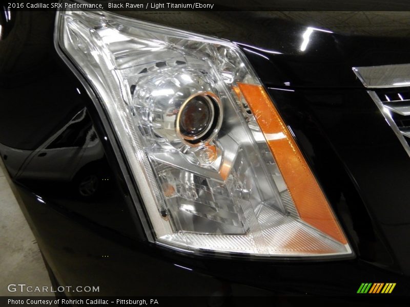 Black Raven / Light Titanium/Ebony 2016 Cadillac SRX Performance